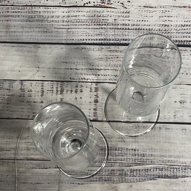 Pair of Schott Zwiesel 10" Pure Crystal Champagne Flutes