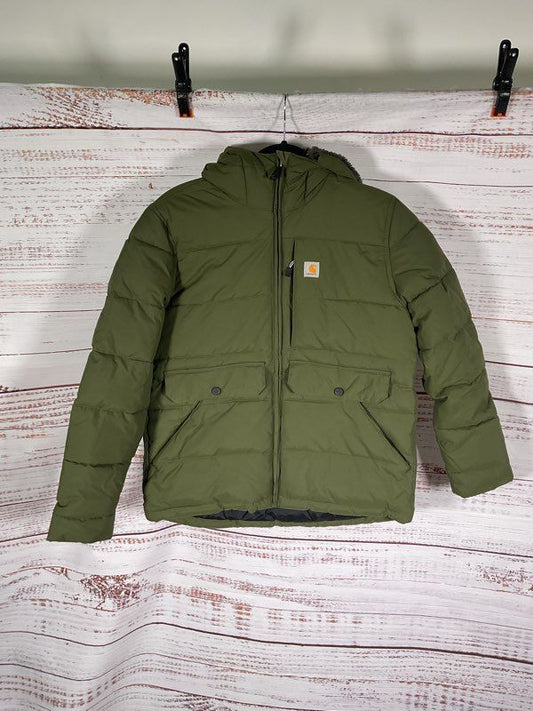 Carhartt Women's Rain Defender Insulated Zip Up Jacket Size S (4-6) Green