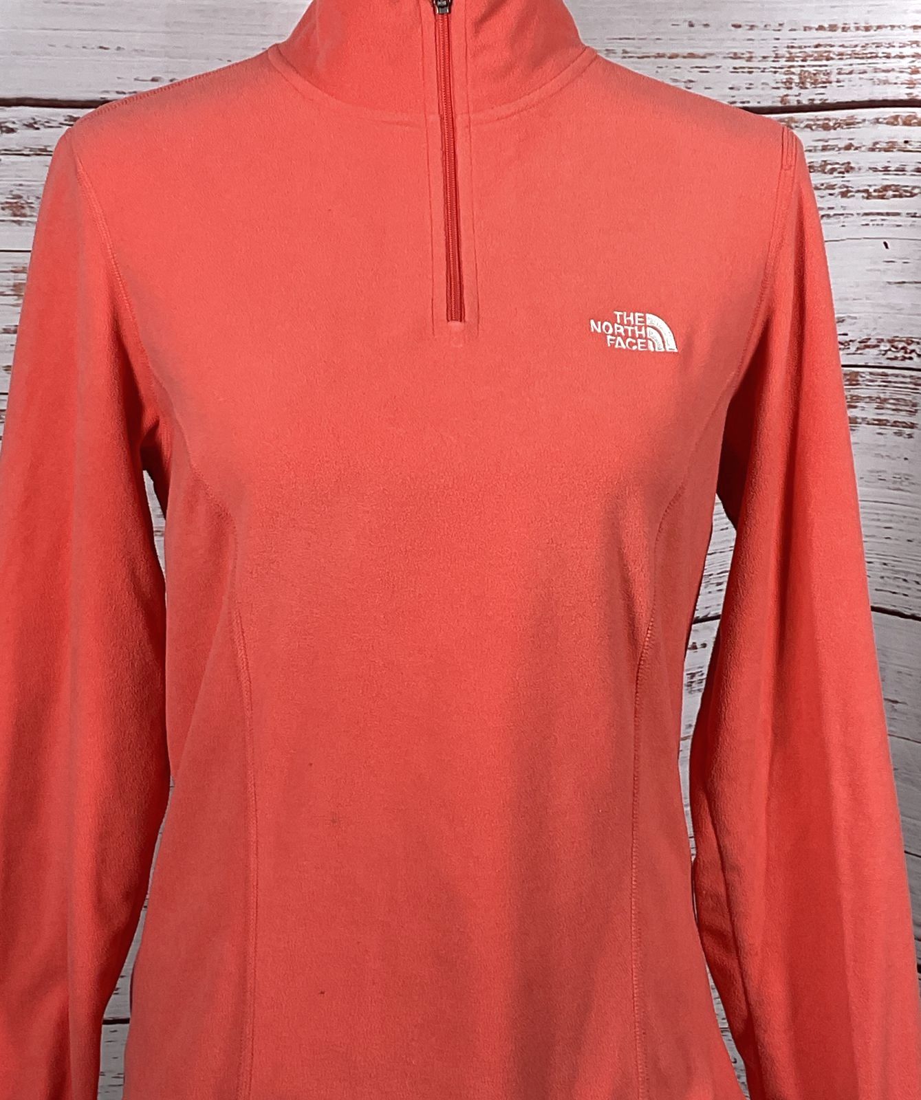 The North Face Glacier Fleece Full Zip Jacket Coat Auburn Glaze M