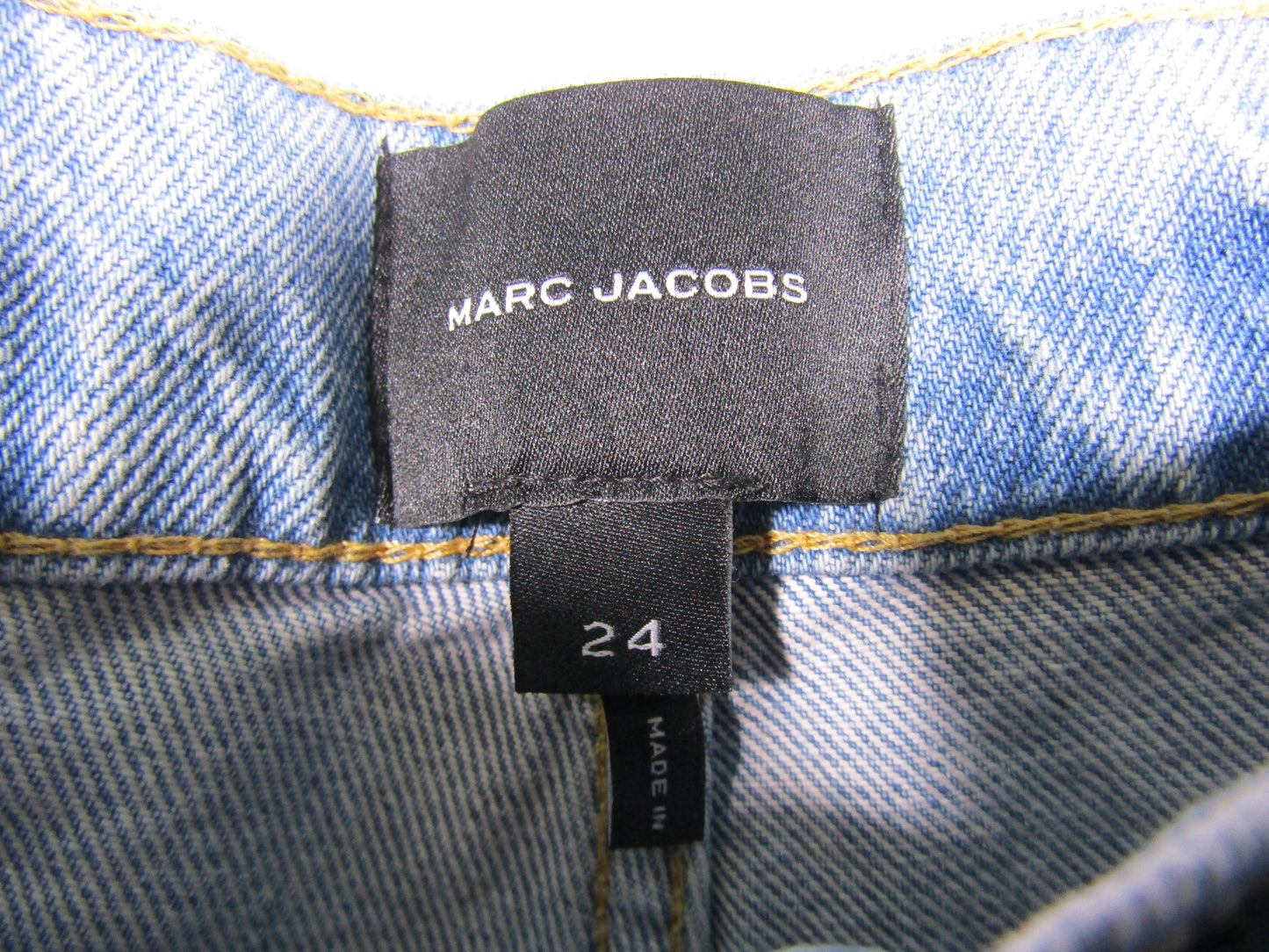 Marc Jacobs Women's Blue Oversized Carpenter Jeans Size 24