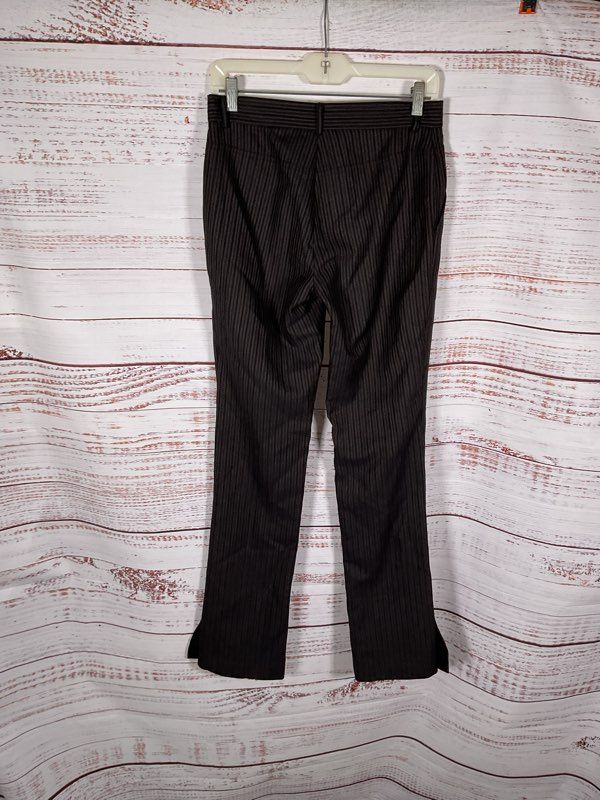 Ralph Lauren Collection Purple Label Women's Striped Dress Pants Wool Size 4