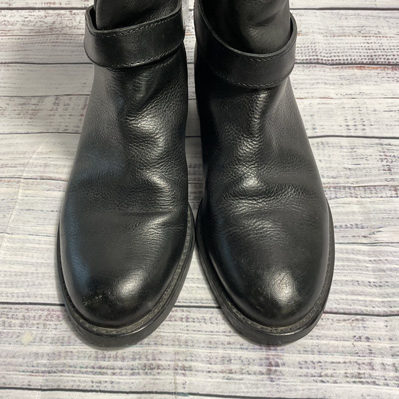 O'Sullivan Black Leather Engineer Buckle Motorcycle Boot Men's Size 6