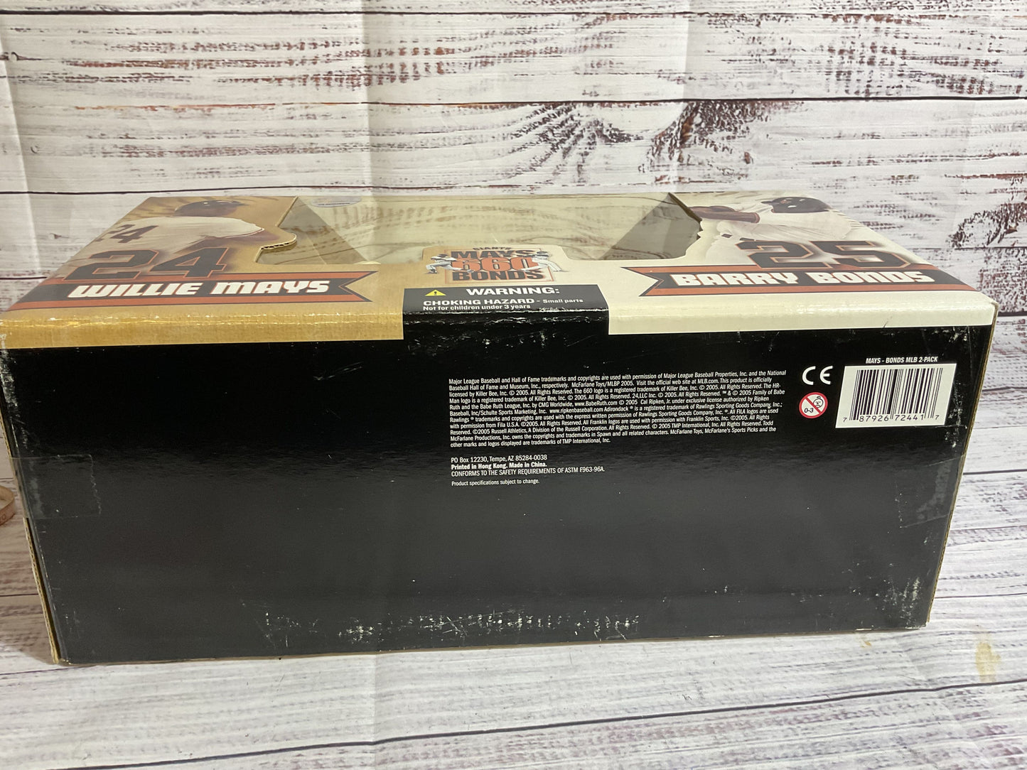 NEW McFARLANE TOYS Giants Of The Home Run Willie Mays "660" Barry Bonds 2-Pack