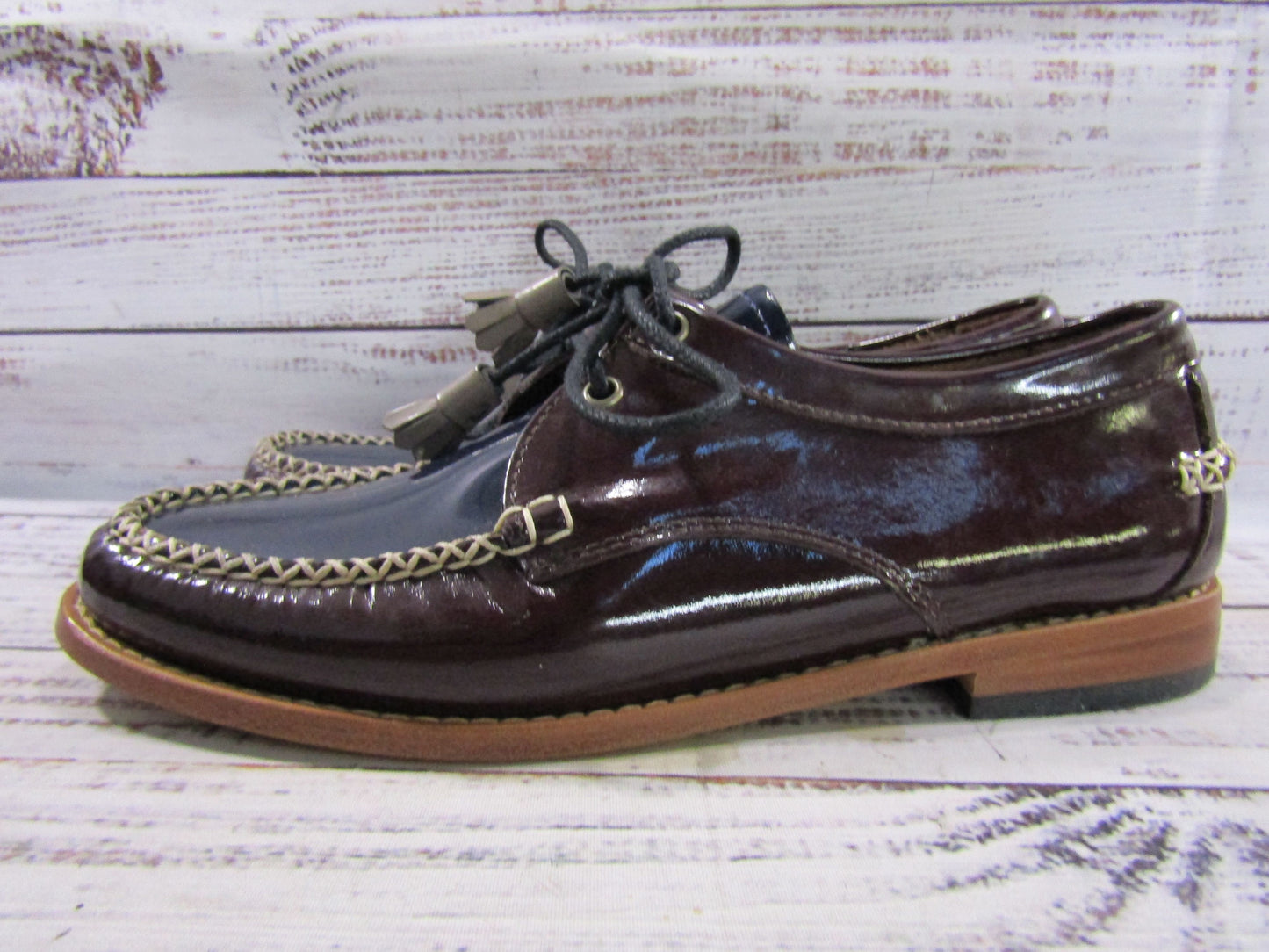 G.H. Bass & Co. Weejuns Winnie Women's Patent Leather Shoes Size 7.5