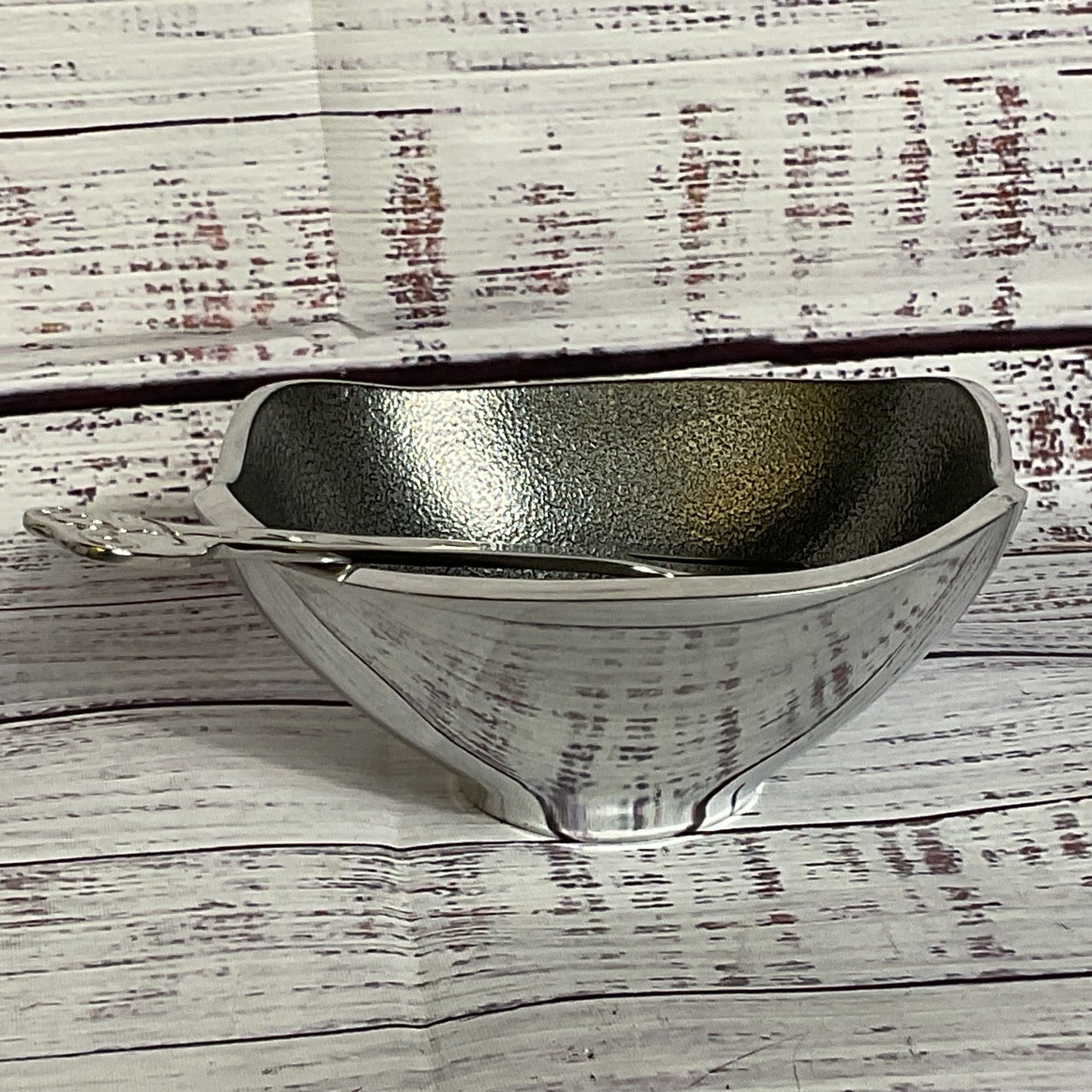 CARROL BOYES Stainless 4.5" Condiment Bowl & 5.5" Pickle/Olive Fork
