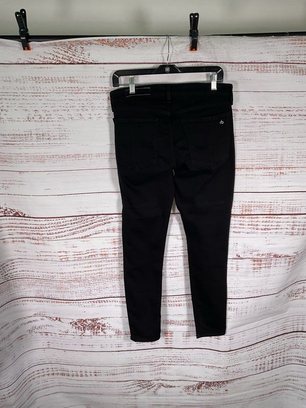 Rag & Bone Cate Mid Rise Ankle Skinny Jeans Size 29 Women's Black