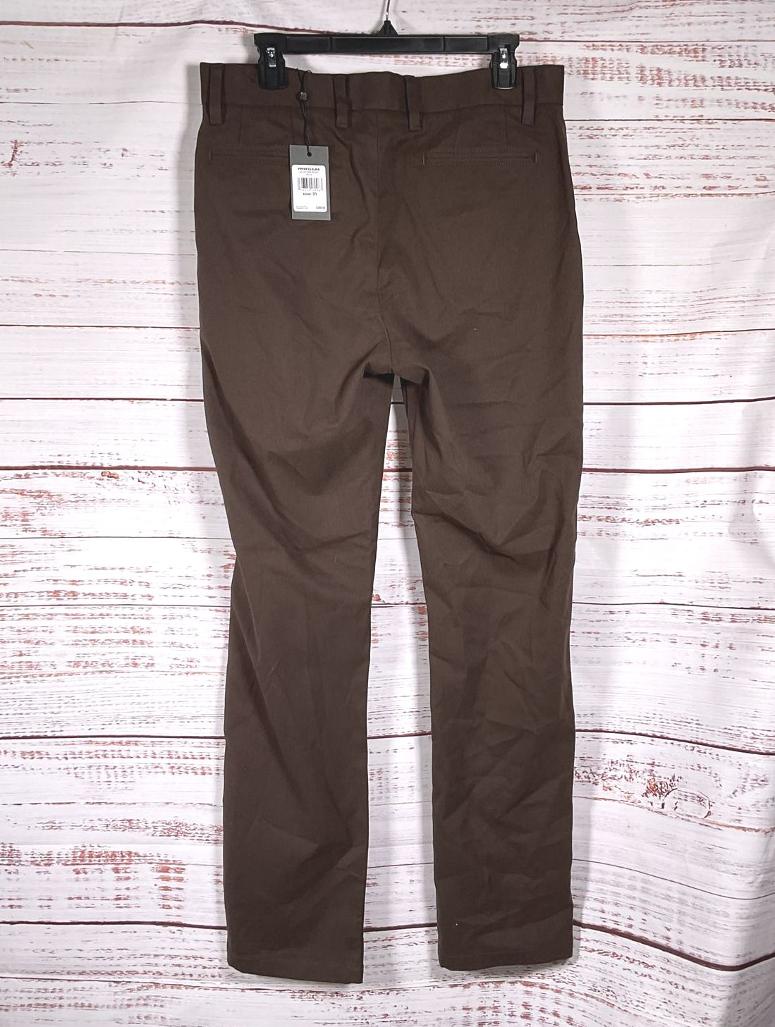 John Vavartos Elma Dropped Pants Dark Brown 31