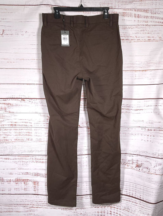 John Vavartos Elma Dropped Pants Dark Brown 31