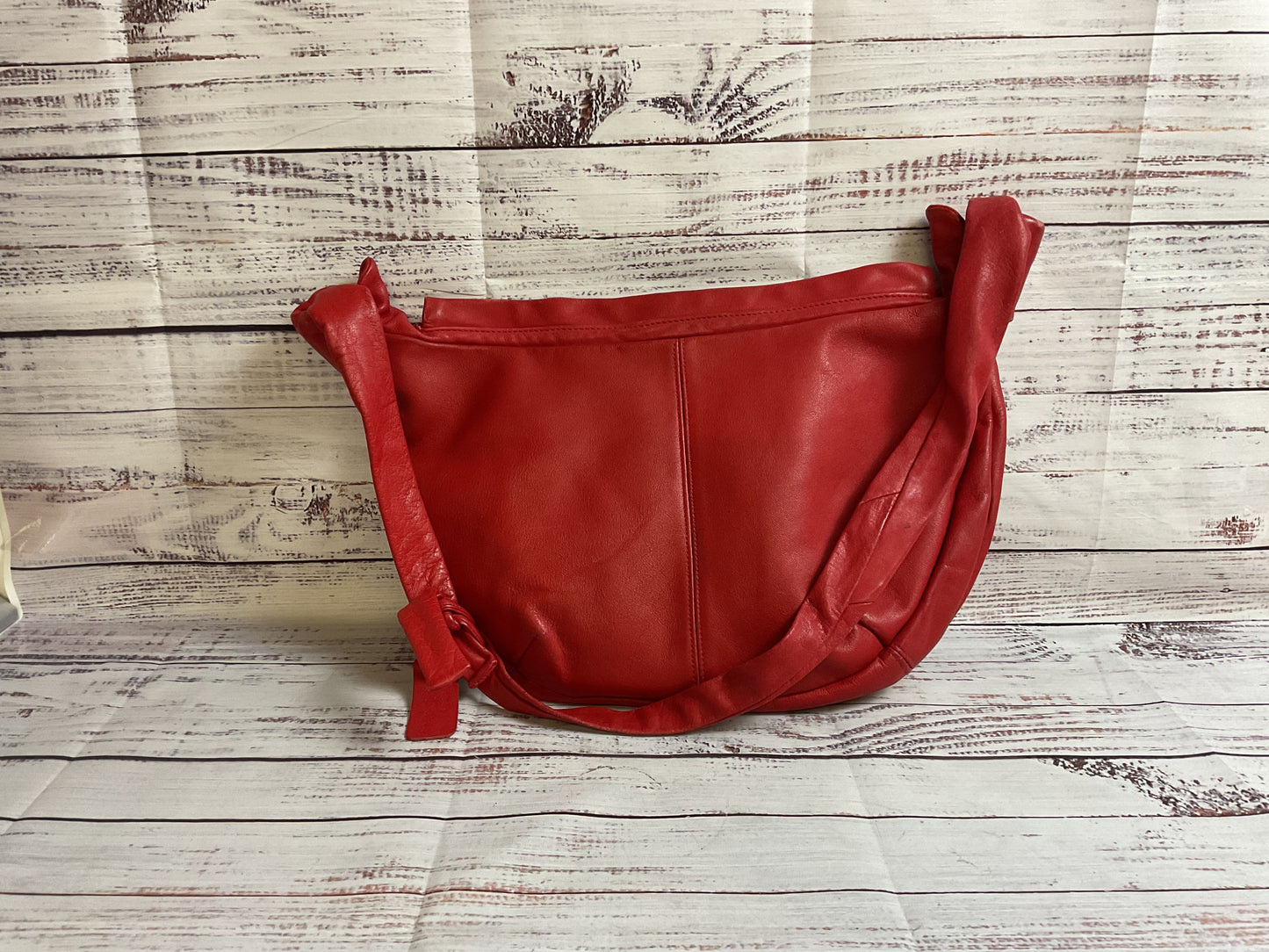 VTG La Borsa Red Leather Purse