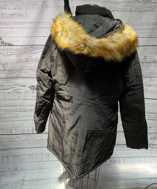 NWT Women's Spire Black Parka Coat Size XXL