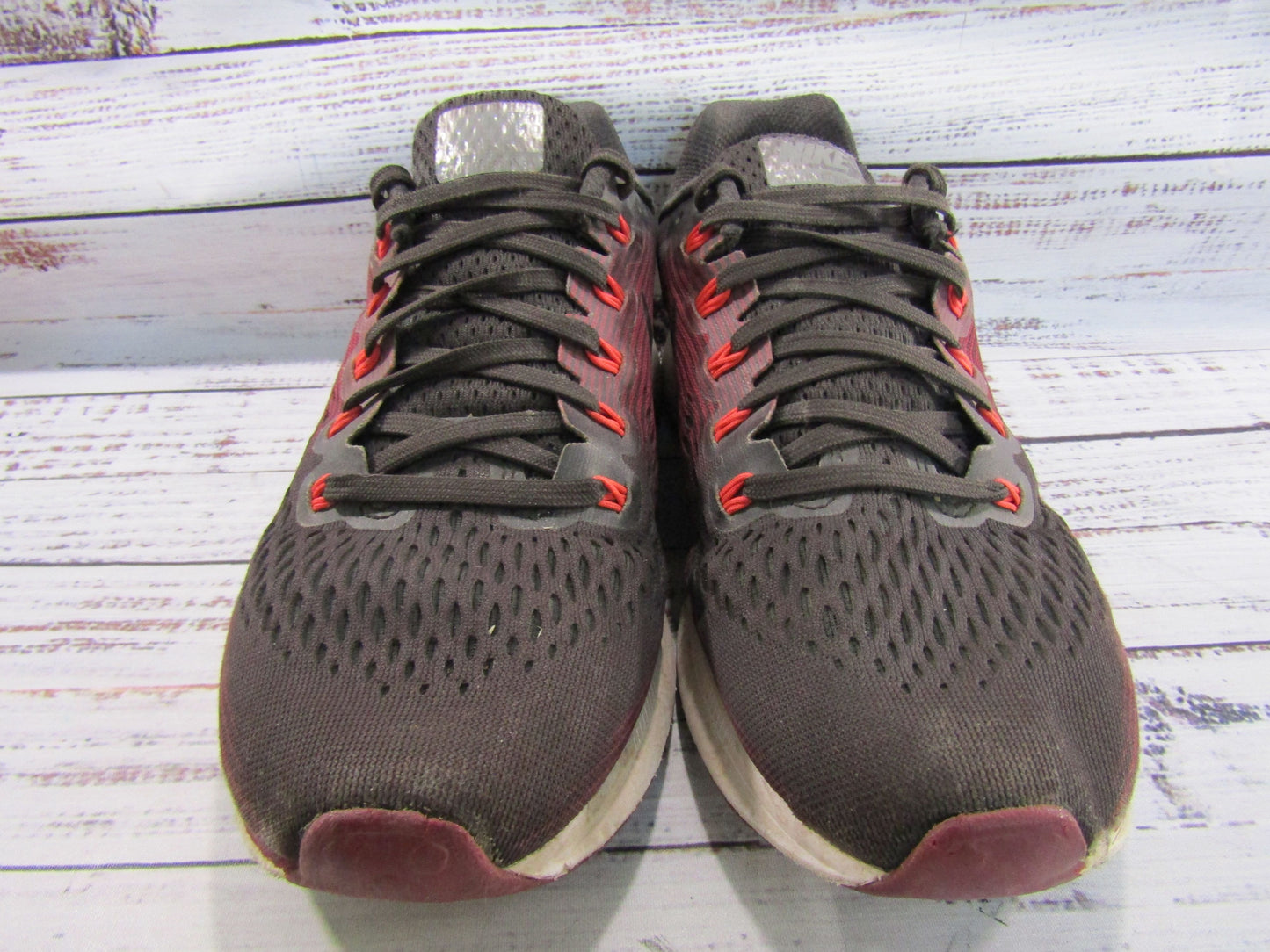 Nike Air Zoom Pegasus 34 Women's Black Berry Low Top Sneakers AH7949-200