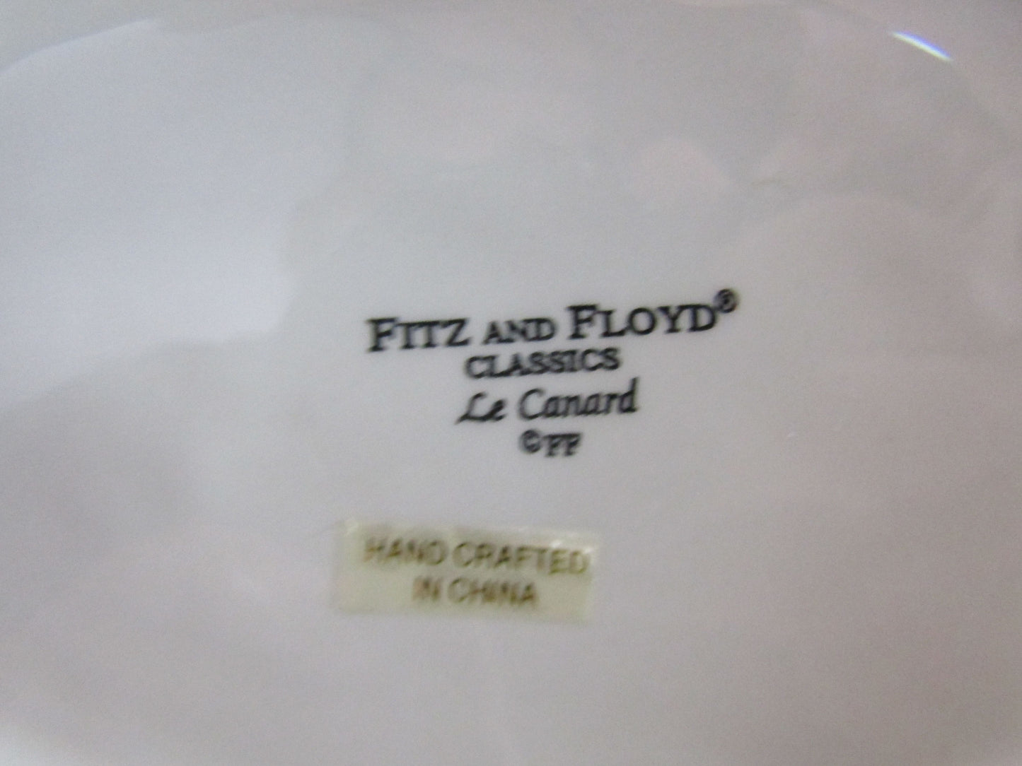 Fitz & Floyd Le Canard Duck Teapot