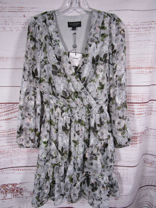 Laundry by Shelli Segal Women's Full Bloom Floral Mini Dress Size 8