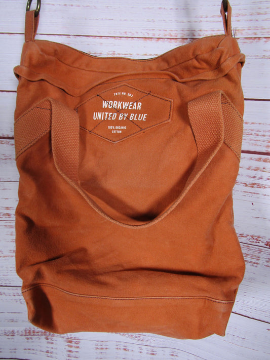 United by Blue Women's Orange Canvas Crossbody Tote Shoulder Bag