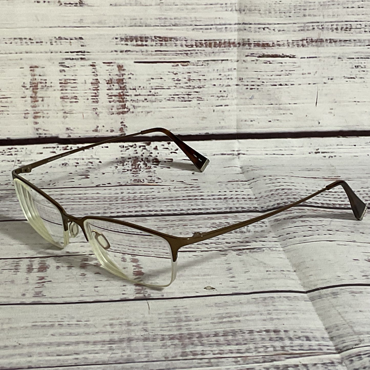 OLIVER PEOPLE'S Faber Unisex Bronze Eyeglasses- Size 52[ ]18 143 (FRAMES ONLY)