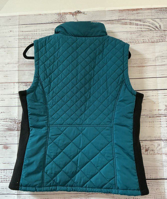 Women's Andrew Marc Teal/Black Puffer Vest Size L