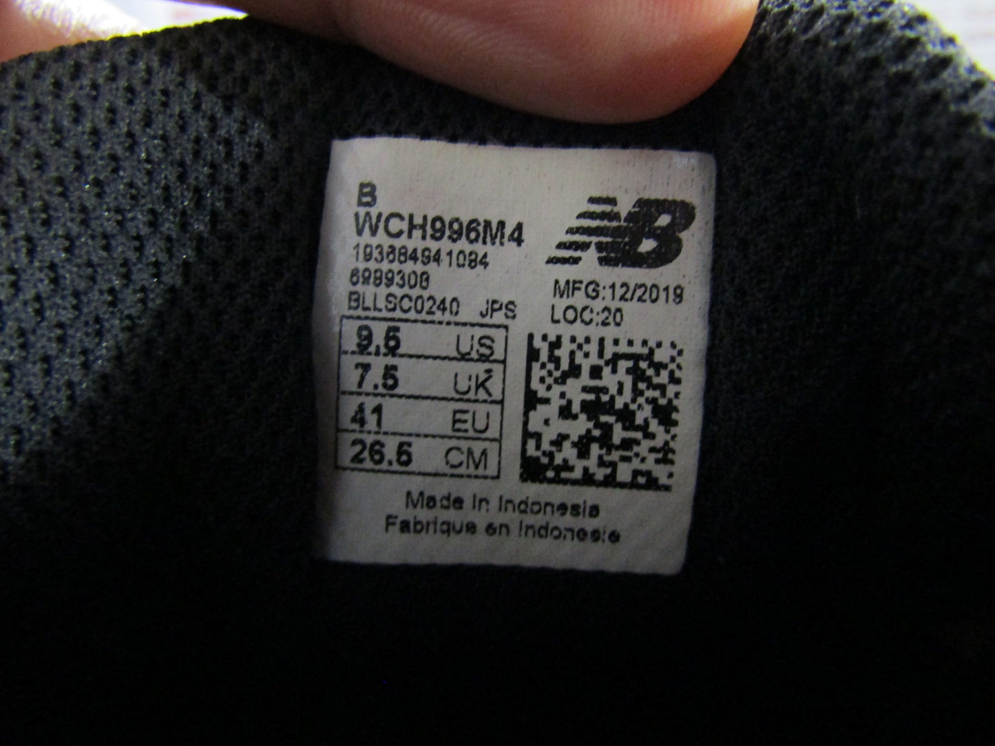 New Balance New Balance FuelCell 996 Black Athletic Shoe Women 9.5