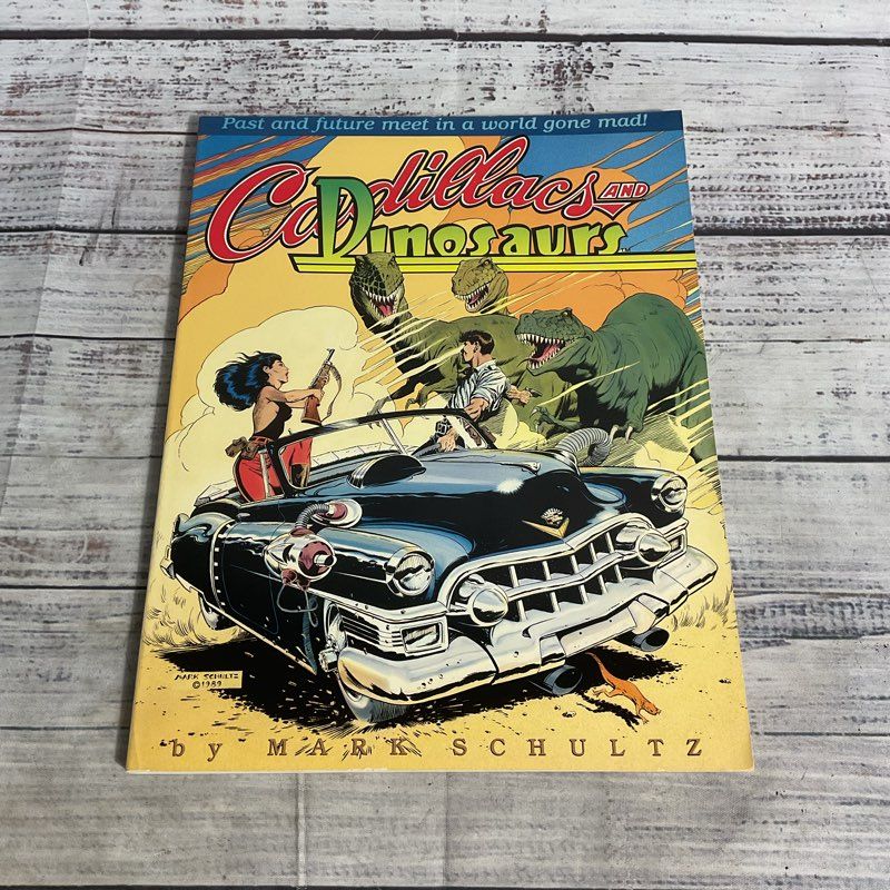 VTG. 1989 Cadillacs & Dinosaurs Mark Schultz Ungraded Kitchen Sink Graphic Novel