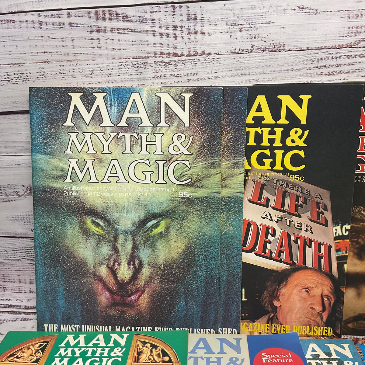 Man Myth & Magic Magazine Lot Of 13 1, 1, 2, 3, 4, 5, 6, 7, 8, 9, 10, 11, 13