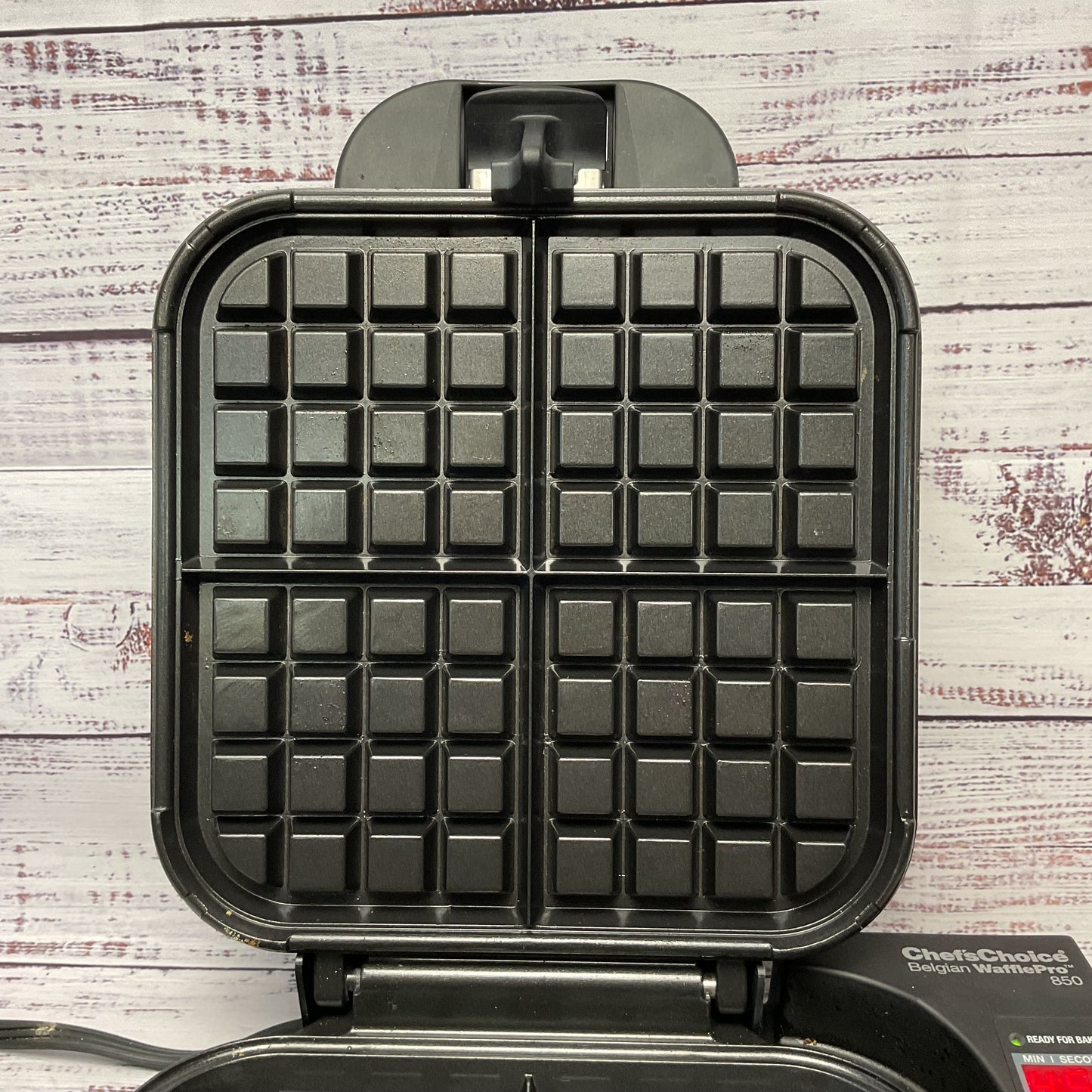 Chef’s Choice Belgian Waffle Pro 850 Square Texture Selector Waffle Maker Iron