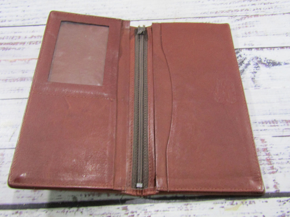 Vintage Artisan Handcrafted Crocodile Skin Wallet Made in Thailand