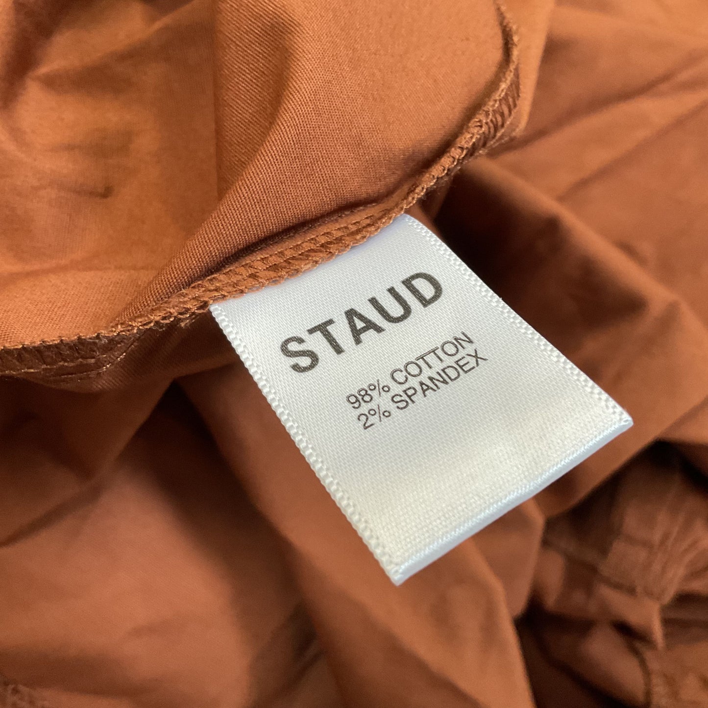STAUD Women's Long Brown Ruffle Tiered Maxi Skirt- SZ 0
