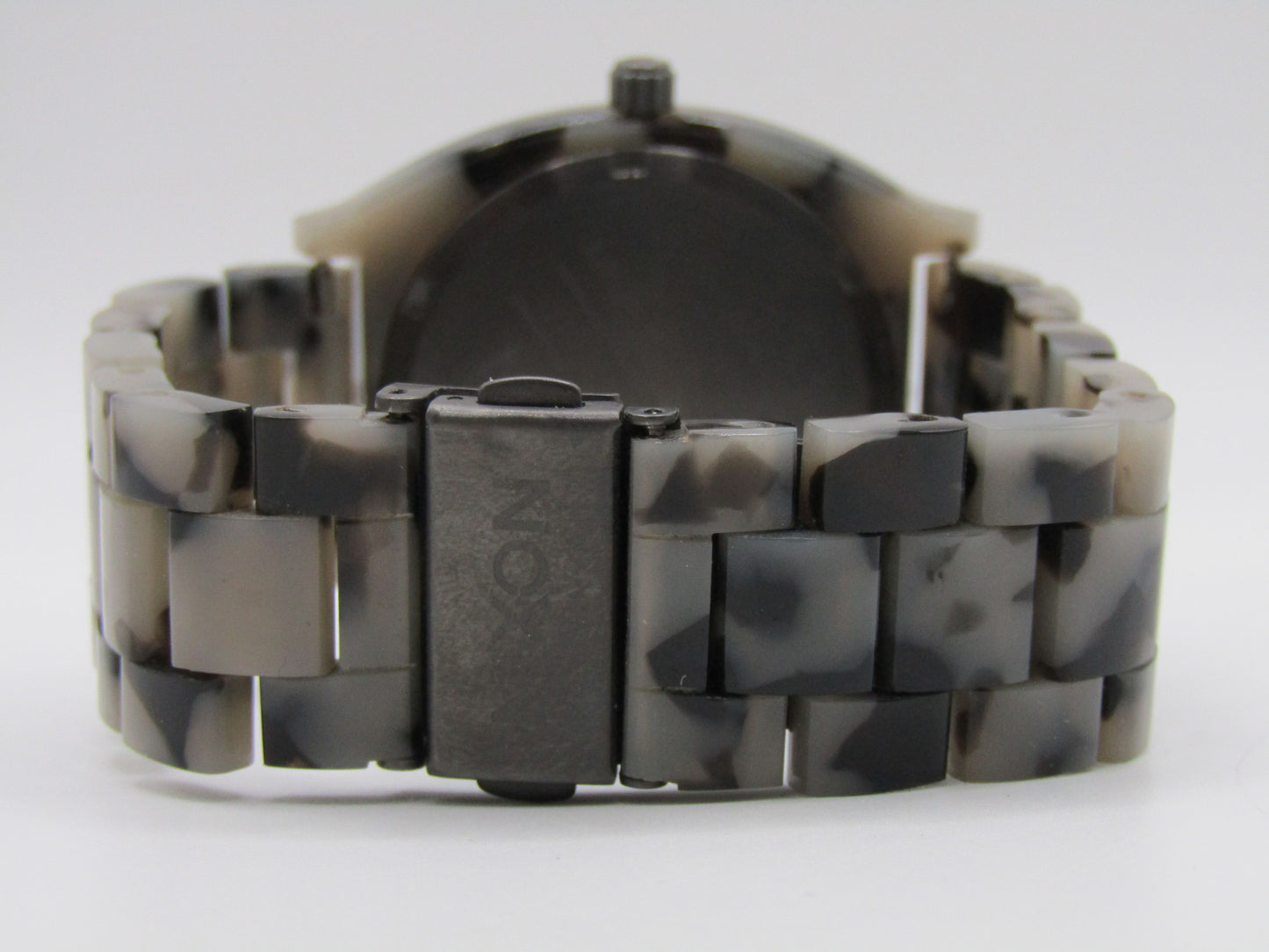 Nixon The Time Teller Acetate Men's Gray Tortoise Acetate Quartz Watch