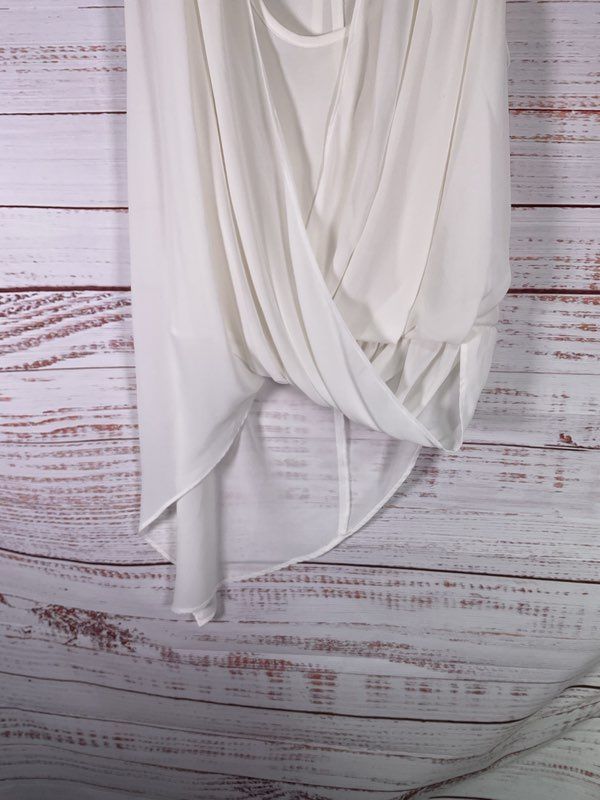 Philippe Derey Women's White Tank Top Size S Sleeveless