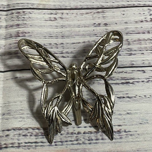 VTG. JOHN HARDY Silver Tone Butterfly Clip