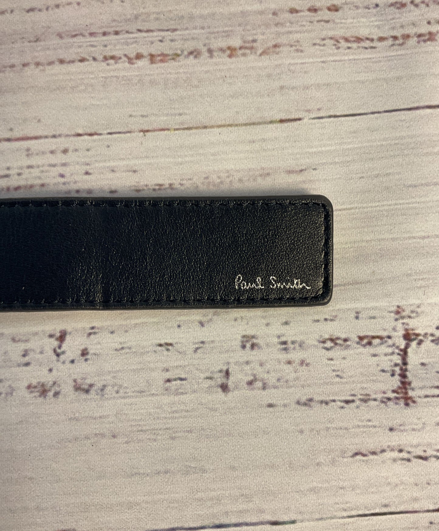 Paul Smith Navy Blue Belt - Size 34