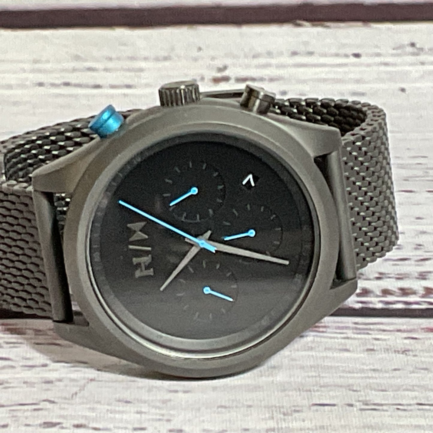NYJAH HUSTON X MVMT Chrono Gunmetal Date Stainless Watch