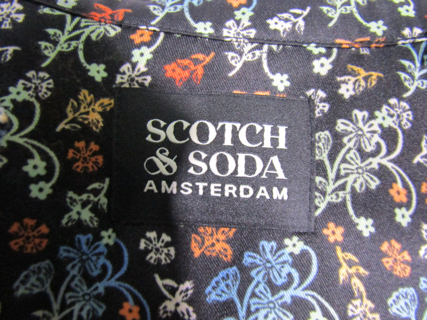 Scotch & Soda Women's Multi-Color Floral Tie-Waist Blouse Size S