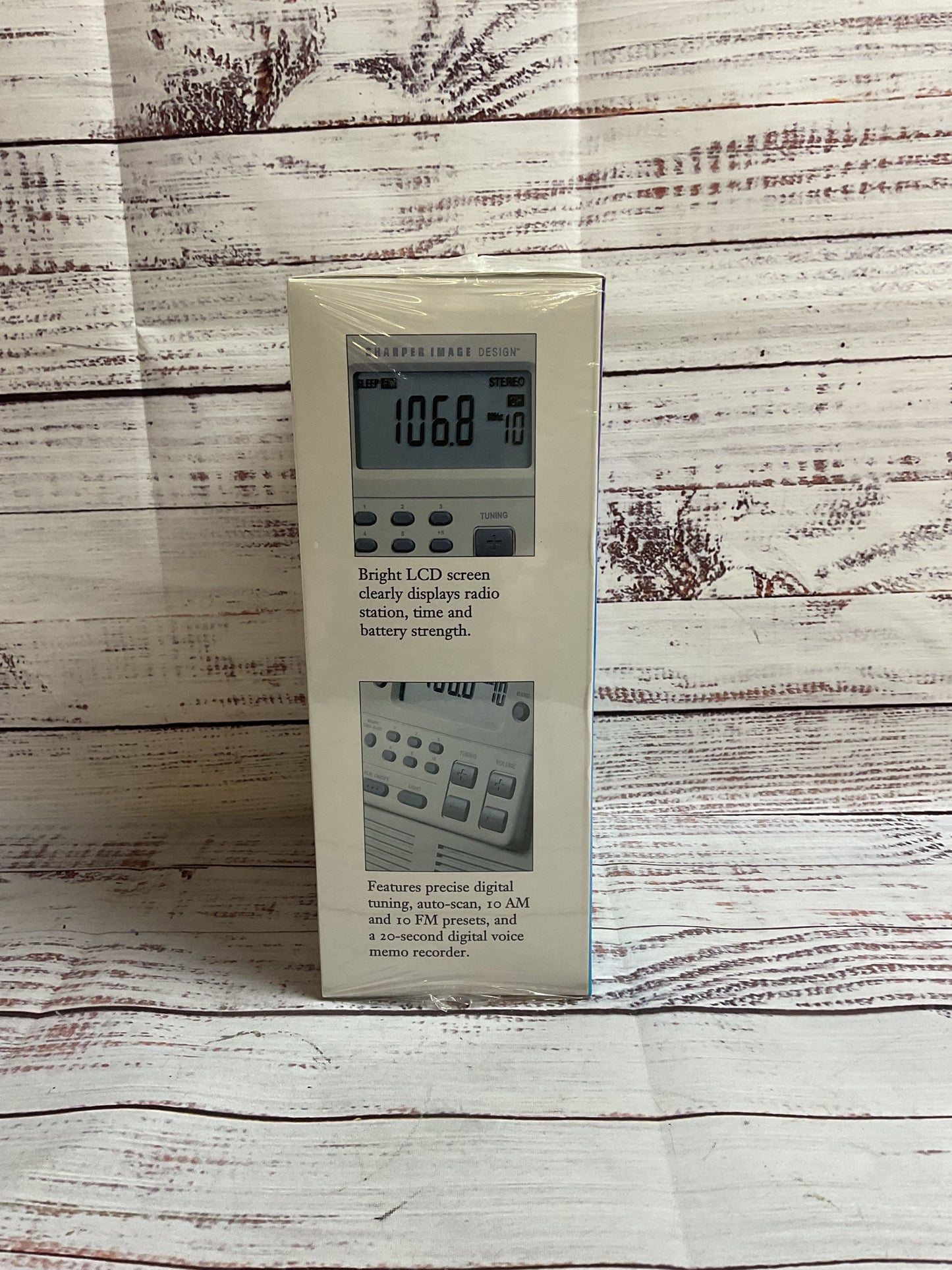 Sharper Image Digital Shower Companion AM/FM Water Resistant Radio