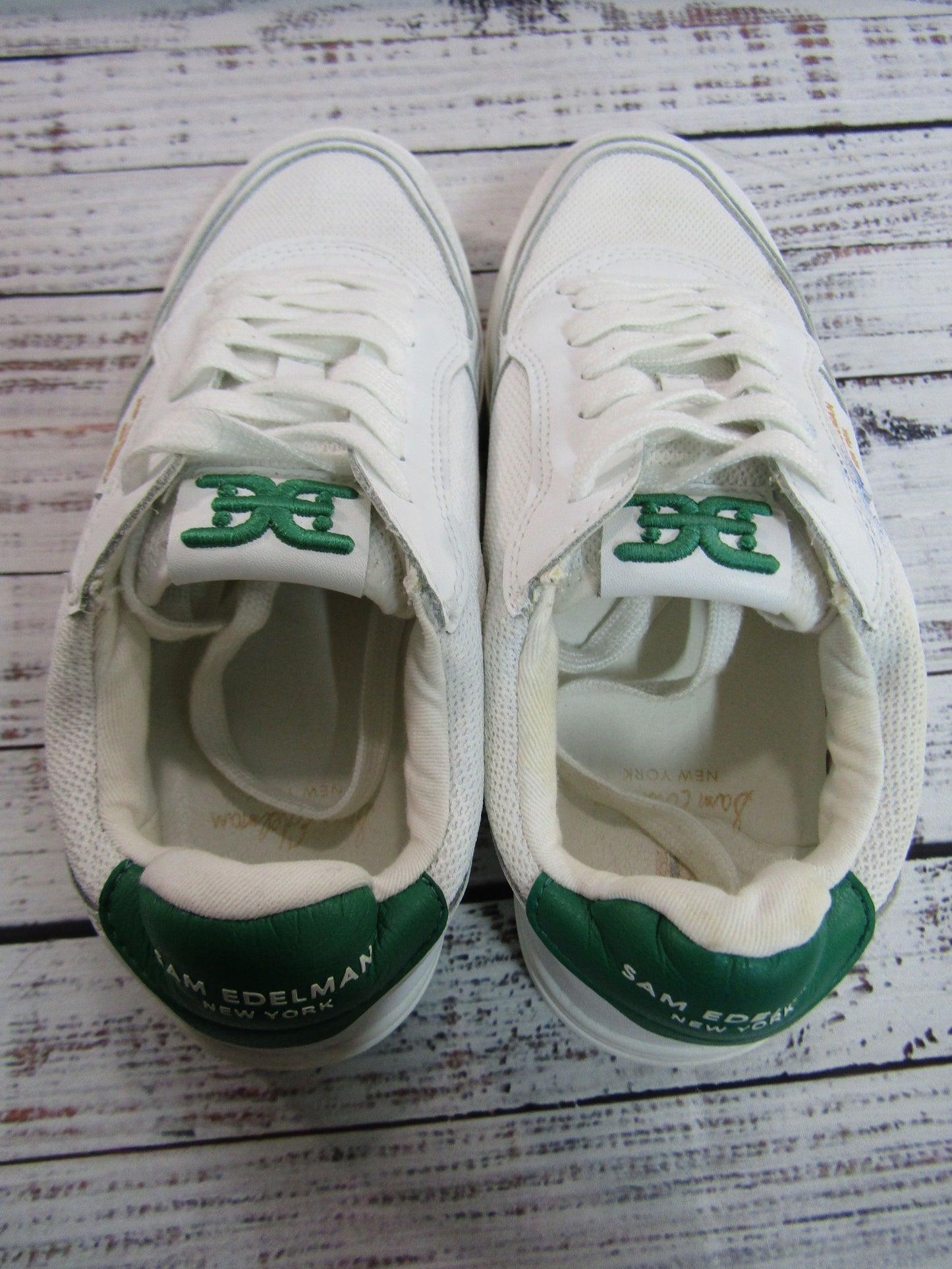 Sam Edelman Blaine Women's White Low Top Sneakers Size 8.5
