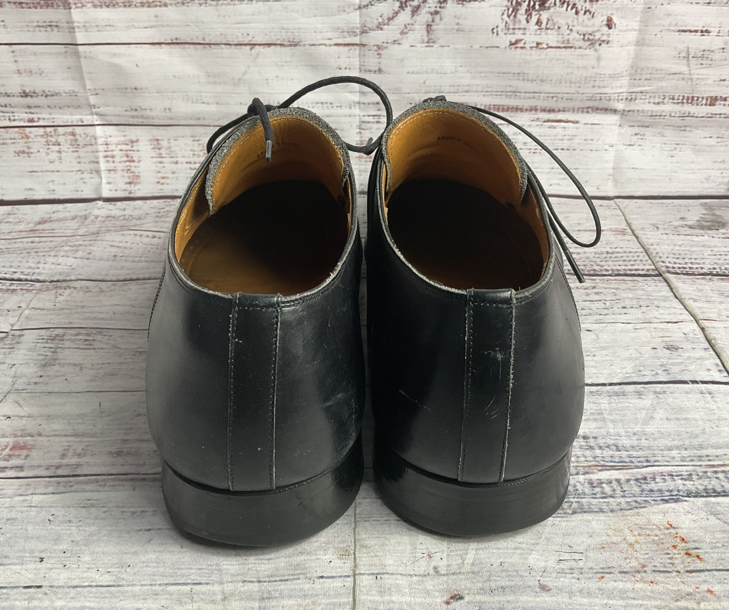 Magnanni Leather Oxford Dress Shoes Black 11