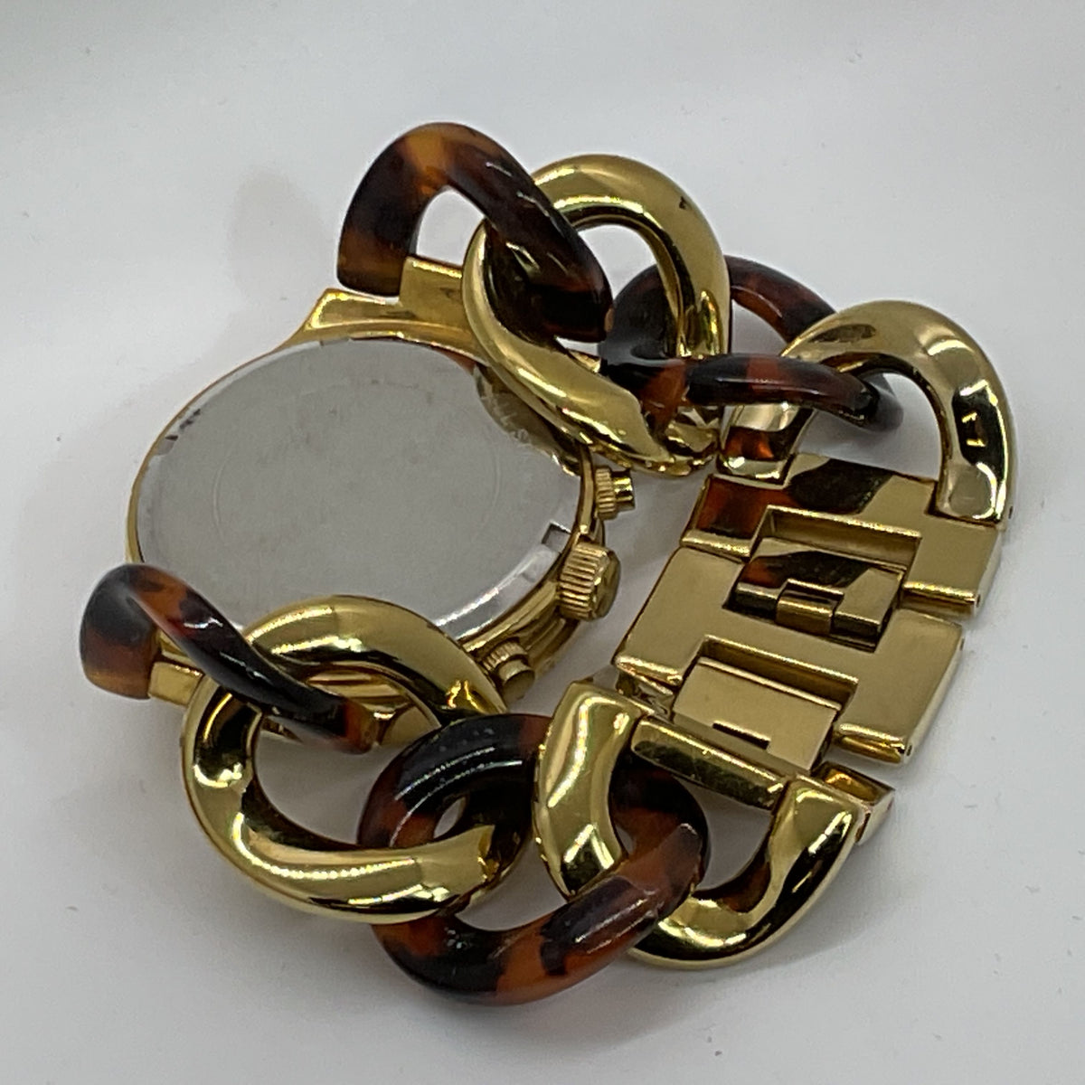 MICHAEL KORS MK-4222 Women's Gold Tone & Lucite Chronograph Watch