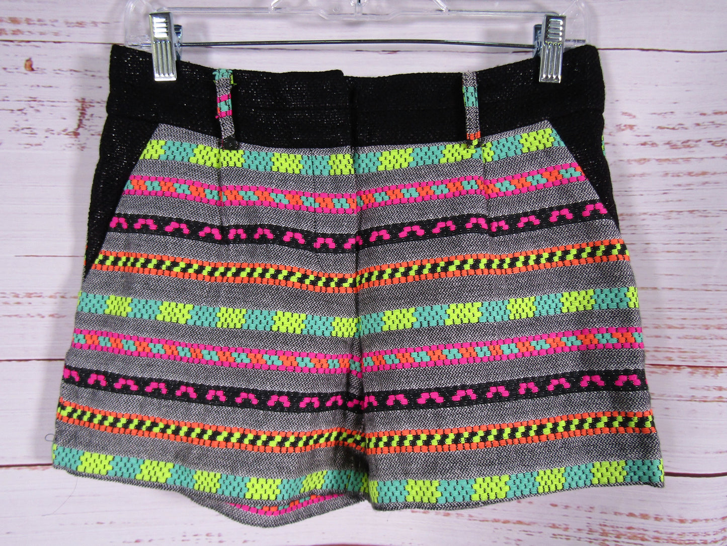 Milly Women's Multi-Color Cotton Blend Shorts Size 0