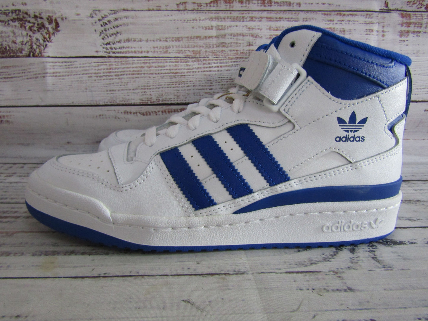 Adidas Forum Mid Men's Royal Blue White Mid Top Sneakers Size 6 FY4976