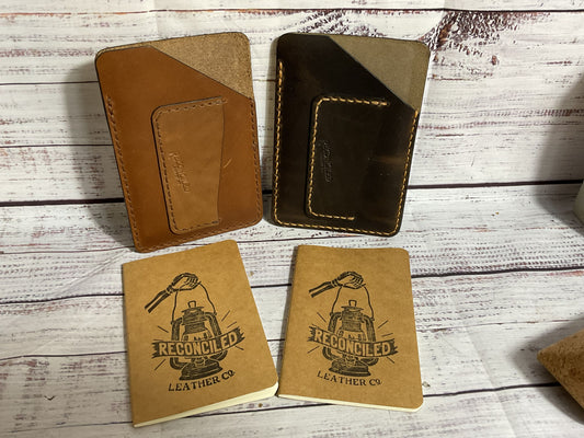 Reconciled Leather Memo Pad And Cover