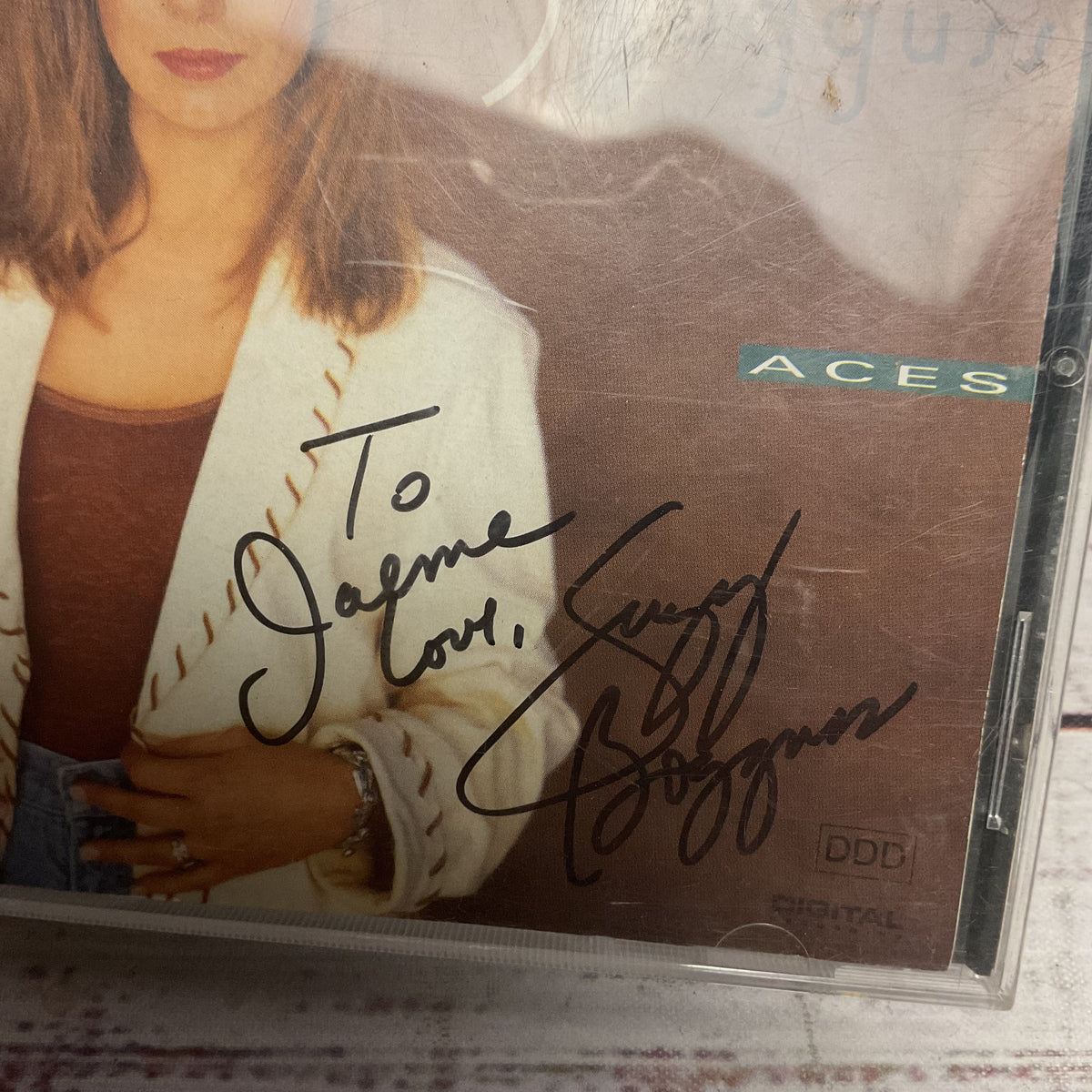 Suzy Bogguss Aces Cd Album 1991 Signed Autographed