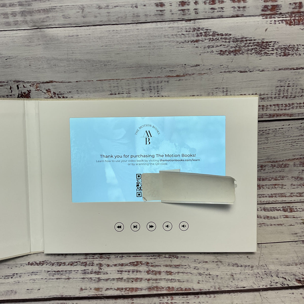 The Motion Books "I Love You" Video 7" LCD Photo Book