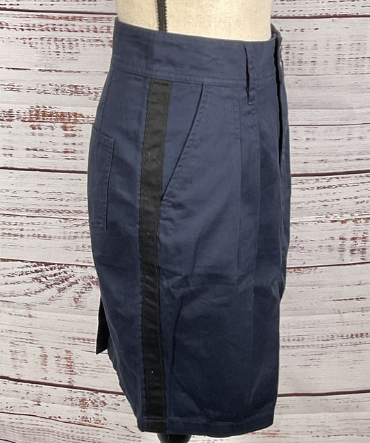 Diesel Cargo Pencil Skirt Navy Blue 26