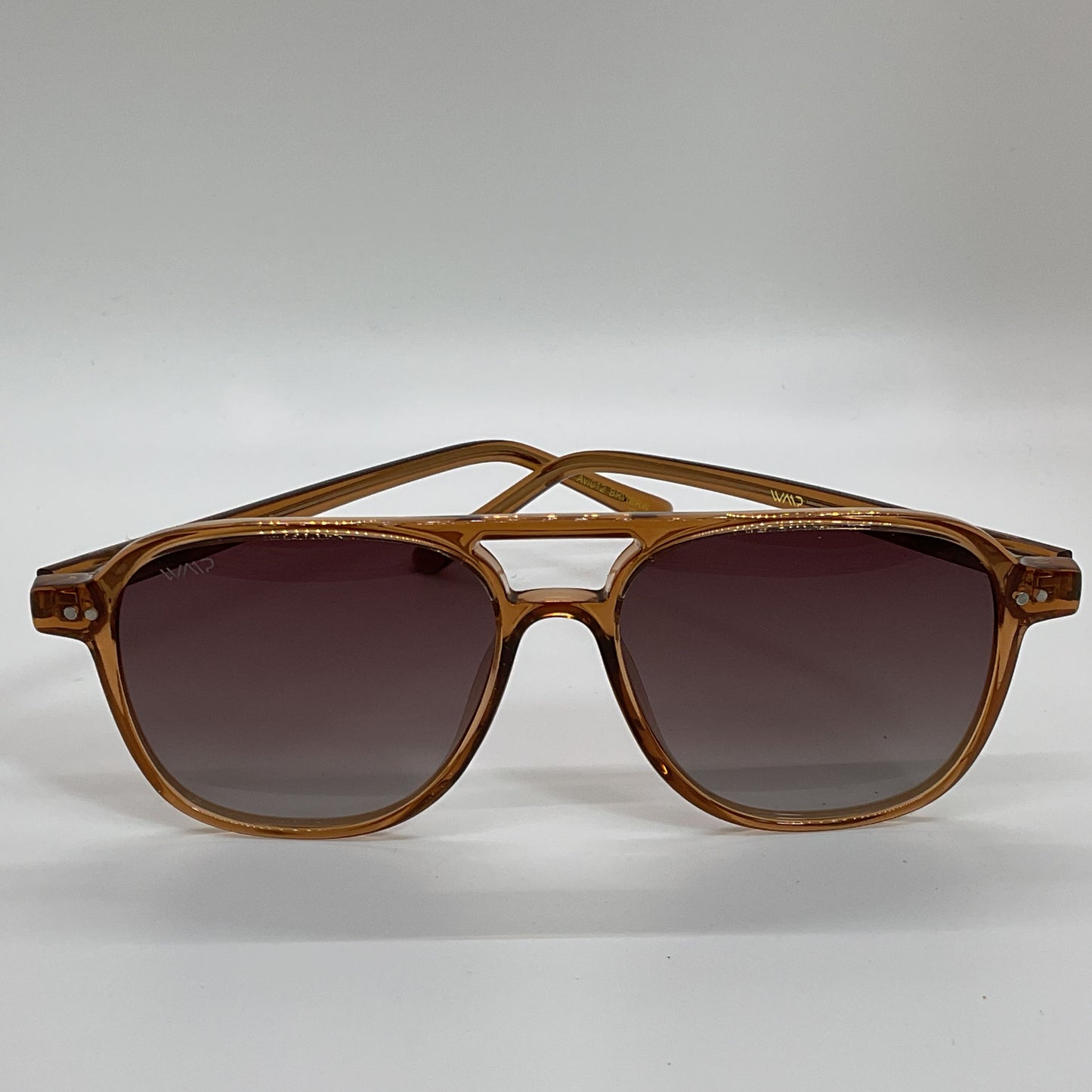 WMP Avi012 Hayden Women's Clear Brown Sunglasses- 54[ ]17 145