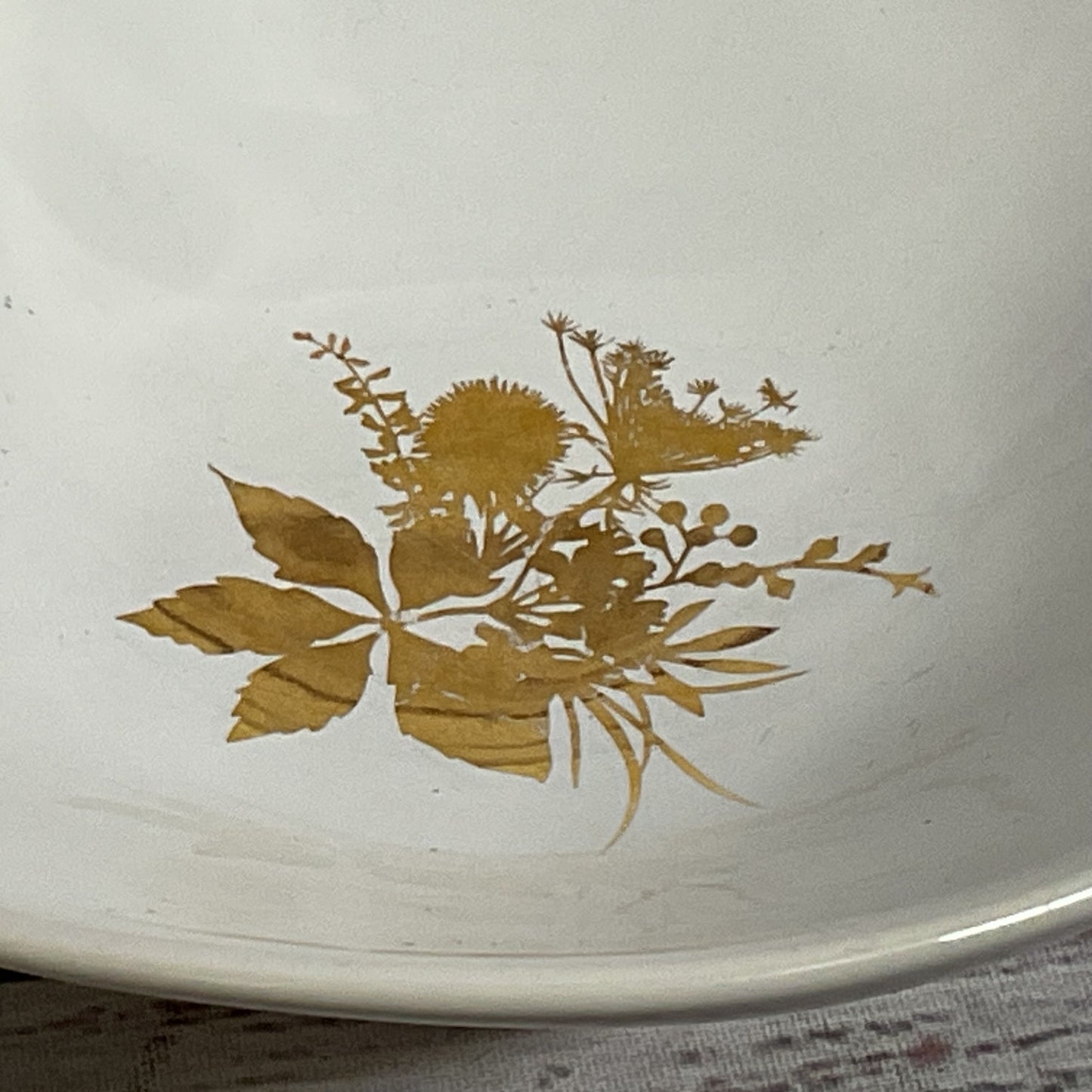 UMBRA Modern Design Gold Flowers Bowl by Michelle Ivankovic Stuart Li Rare 6”