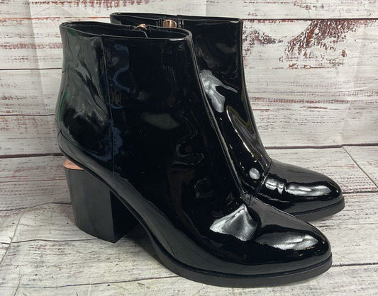 Alexander Wang Gabi Patent leather Ankle Booties Black 36