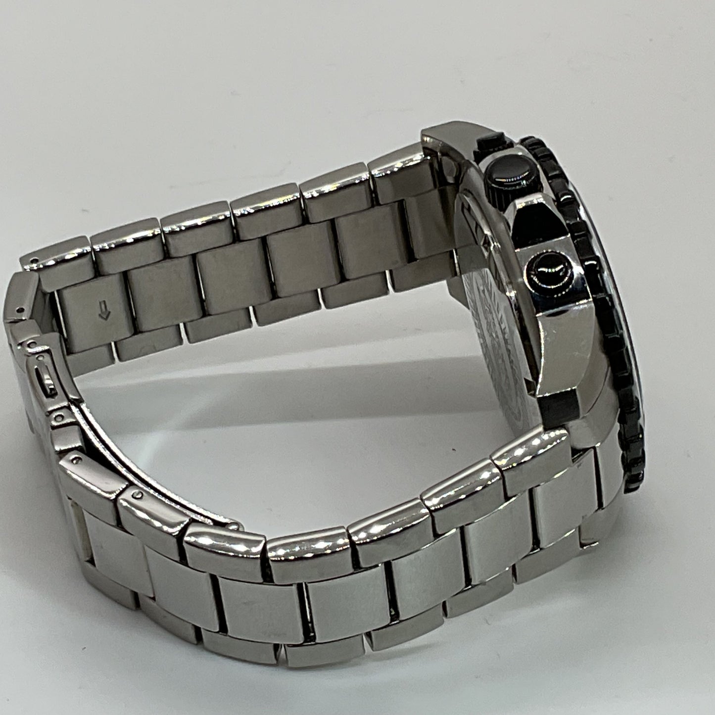 INVICTA Specialty Mod 6000 Men's 45mm Stainless Silver Tone Watch- NEEDS BATTERY