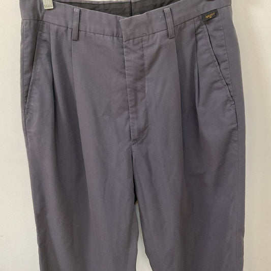 VALENTINO Men's Gray Pleated Pants- SZ 31W x 27L