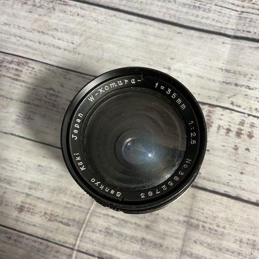 Vintage Tokina Sankyo Kohki W-Komura 35mm f2.5 Camera Lens