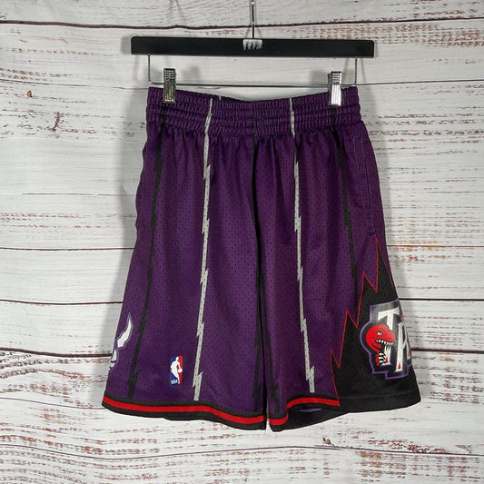 Mitchell & Ness Hardwood Swingman NBA Toronto Raptors Purple Basketball Shorts S