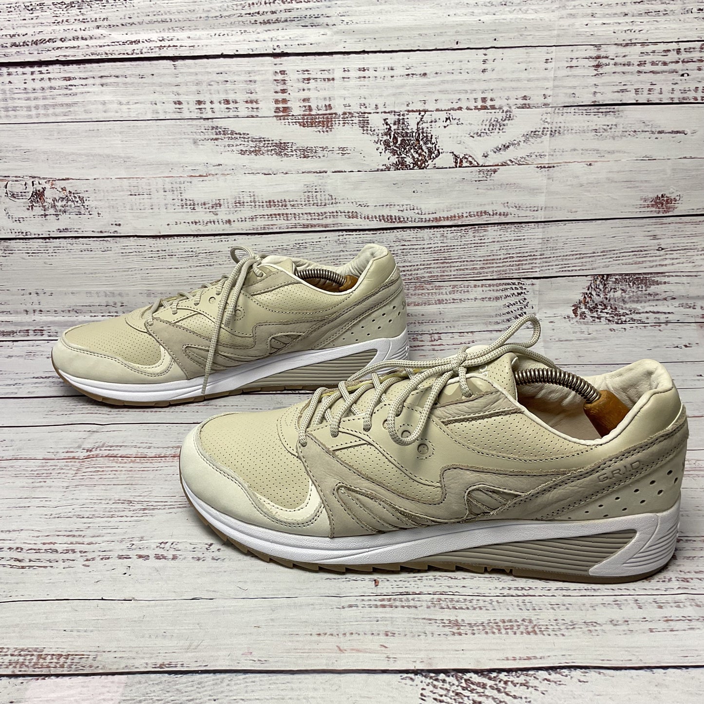 Saucony Grid 8000 Grey Athletic Sneaker Shoe Men Size 12